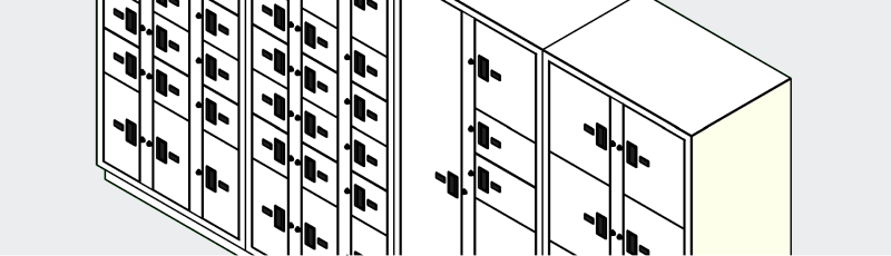 image of a drawing of a cabinet