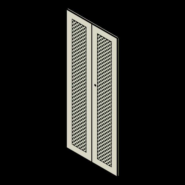  SSG 4-Post Hinged Doors PCS Perforated