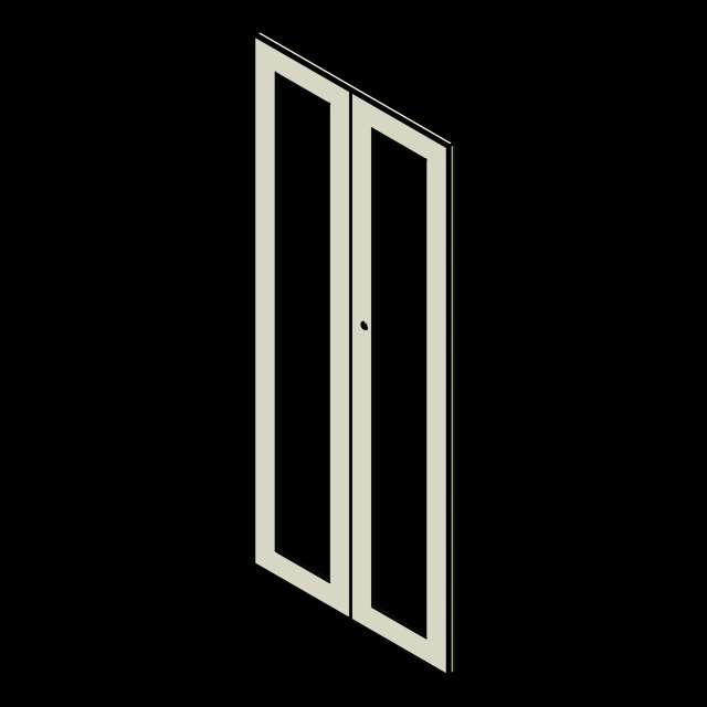  SSG 4-Post Hinged Doors PCS Glass