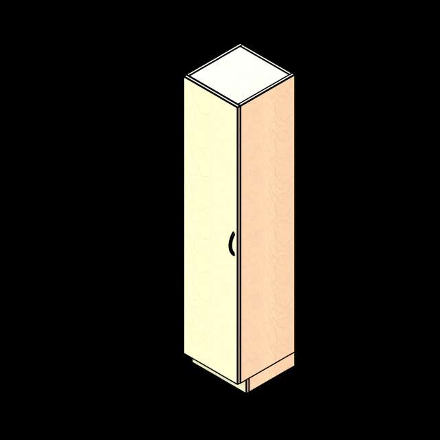 SSG Cabinet Storage 1 Door LAM Left Hinge