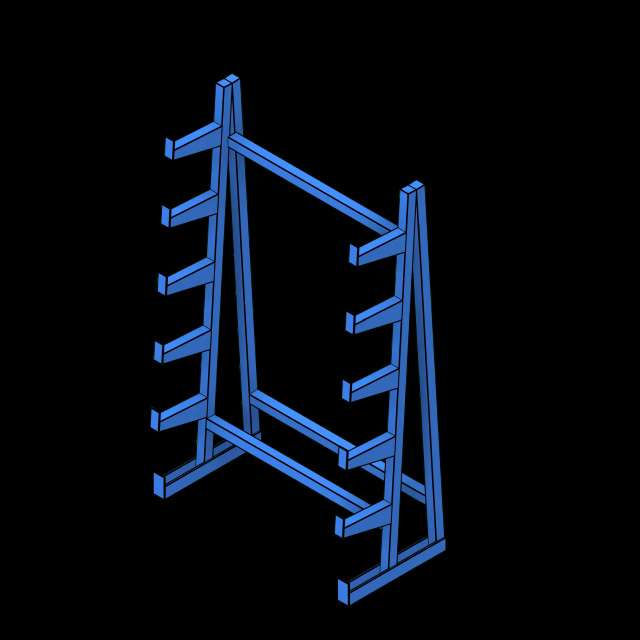  SSG Rack Bar PCS 72x36x120 Single Sided