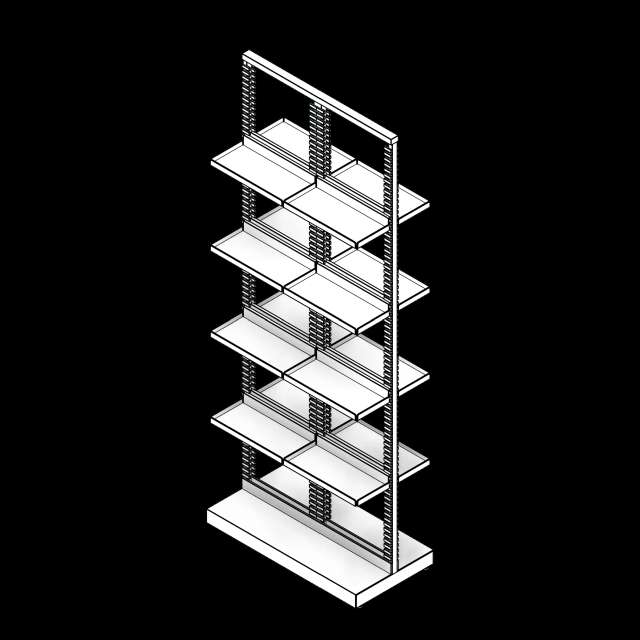 SSG Shelving Open Bay PCS 32 Inch Double Sided