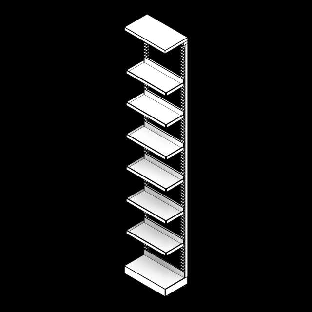 SSG Shelving Open Bay PCS 16 Inch Single Sided