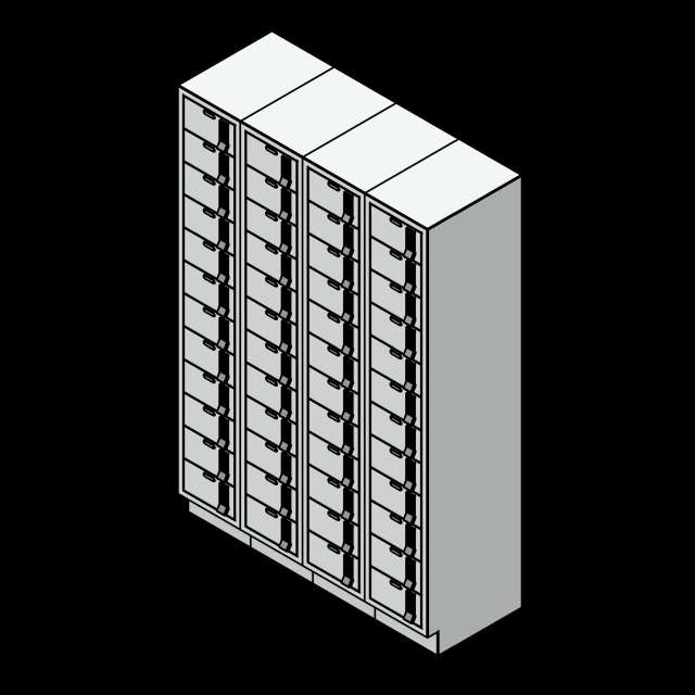 SSG Locker USB PCS 4 Columns