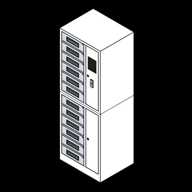 SSG Locker Electronics Charging PCS 12 Opening RFID