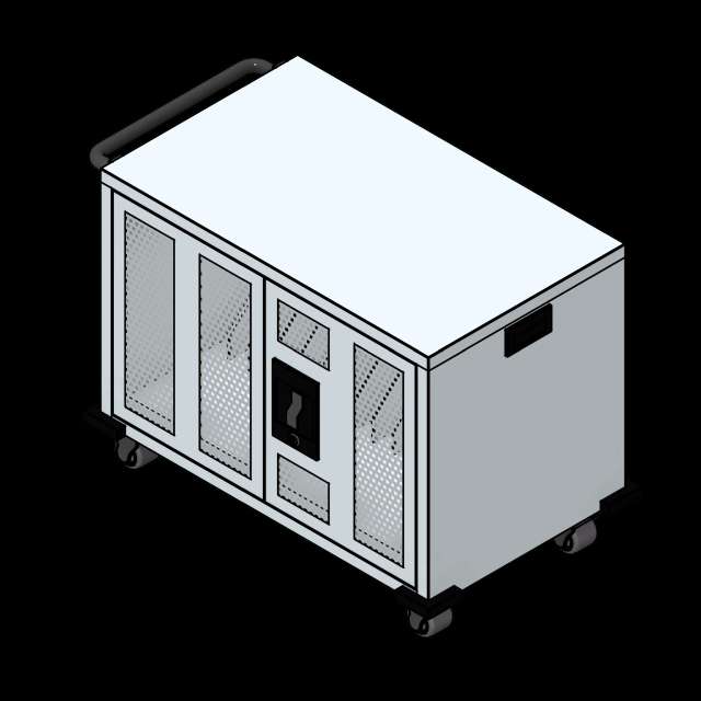 SSG Cart Electronics Charging PCS Single Height