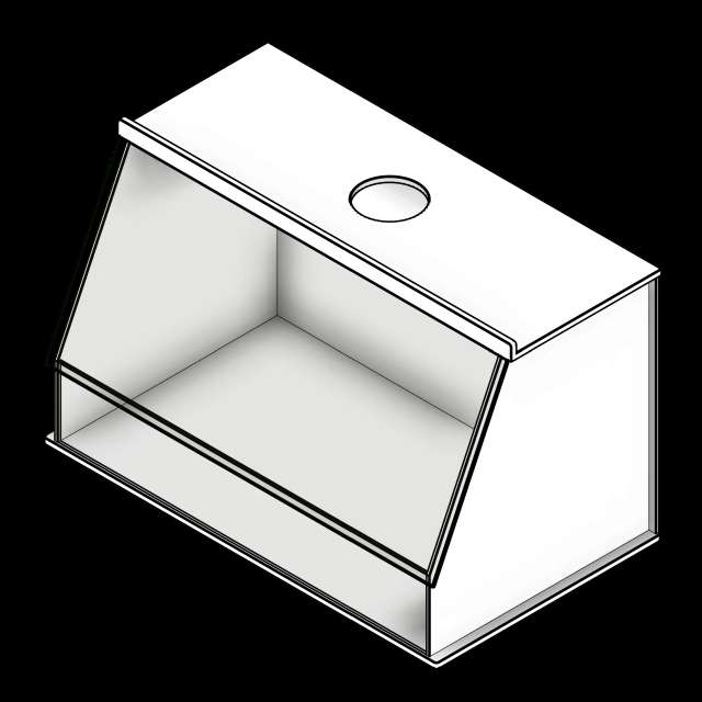 SSG Fume Hood Ducted PLA 40 Inch Width