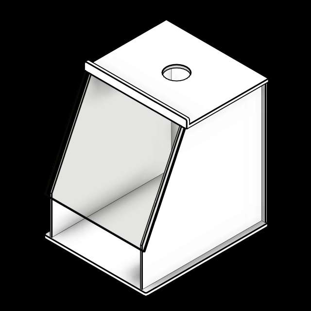 SSG Fume Hood Ducted PLA 18 Inch Width