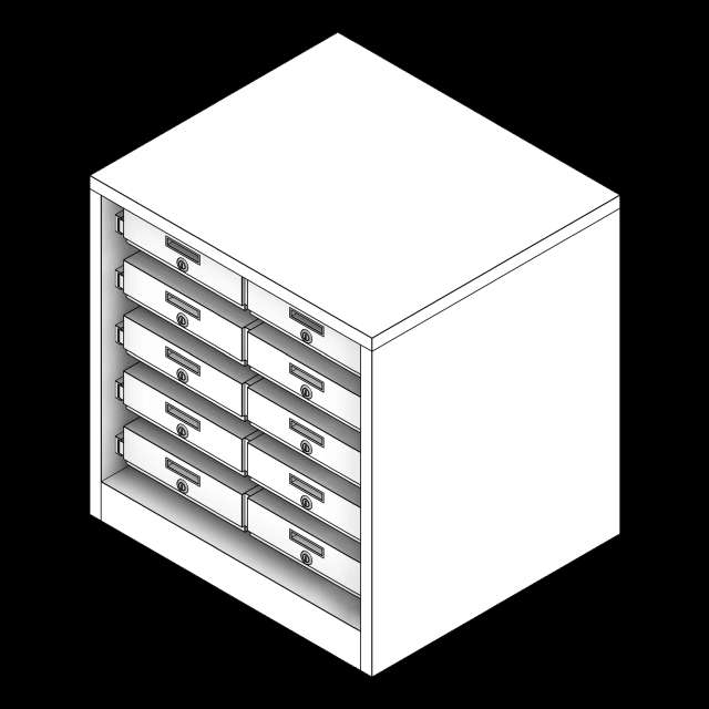 SSG Taser Storage Locker PCS No Riser No Door
