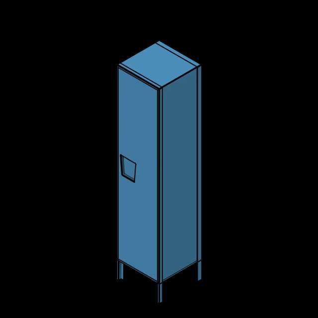  SSG Locker Tiered School PCS Single Tier Freestanding