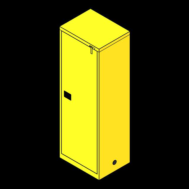 SSG Flammable Liquid Storage PCS 24 Gallon 23x18x65 Self Closing