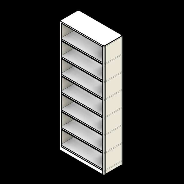  SSG 4 Post File Flip Up PCS 7 Tier Open