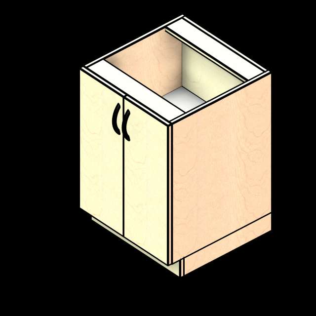 SSG Cabinet Base 2 Door LAM