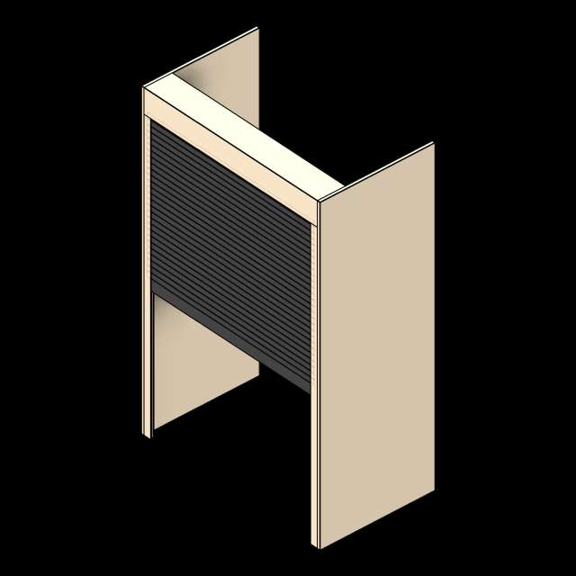 SSG Shutter Roll Down Top Mount PCS with Panels