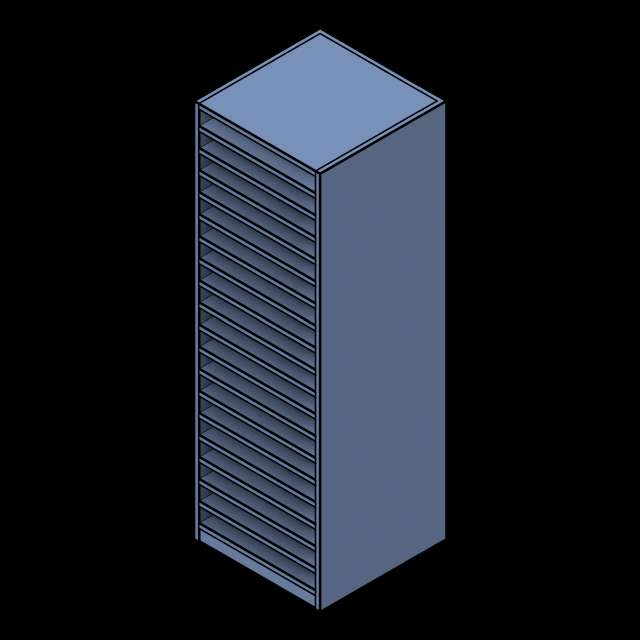 SSG Shelves Blueprint Flat File PCS 30x30x88