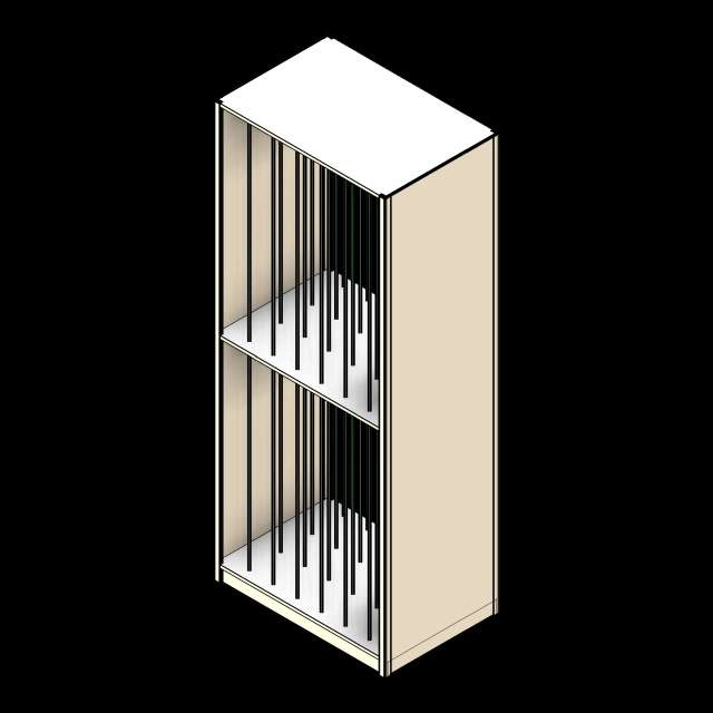 SSG Shelving 4-Post Art PCS 36x24 2 Tier