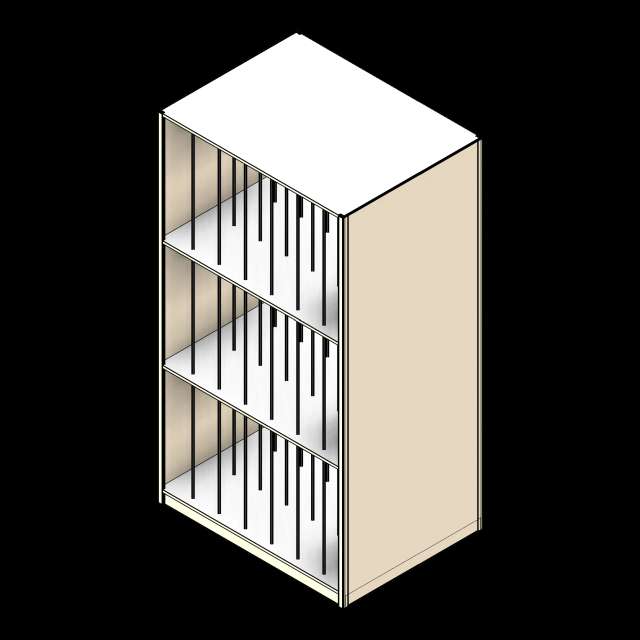 SSG Shelving 4-Post Art PCS 48x36 3 Tier
