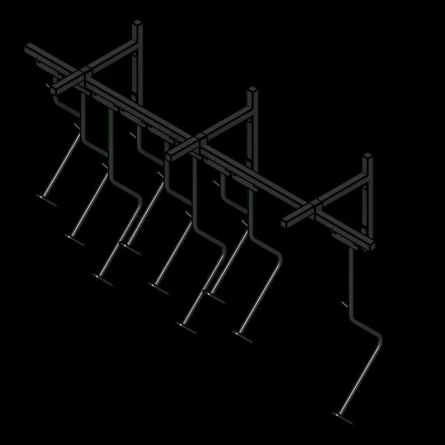  SSG Rack Bike Sliding Hook Wall Ceiling PCS