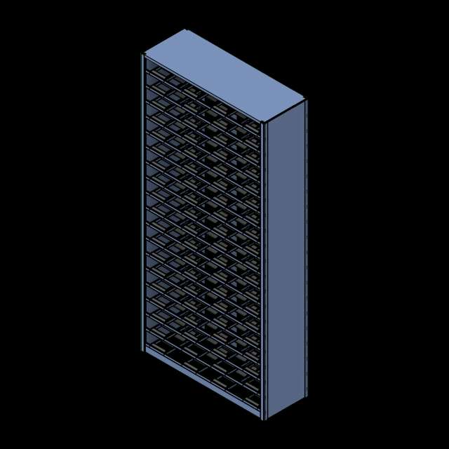 SSG Shelving 4-Post Shelf Rollers PCS 42x15x88