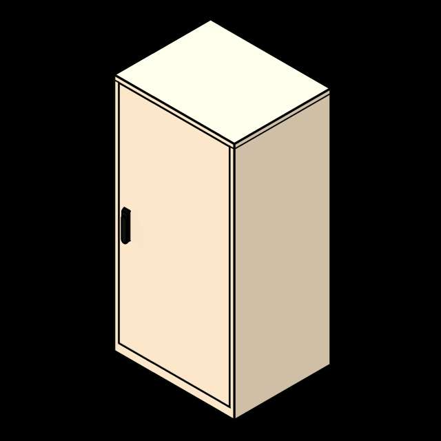 SSG Cabinet Museum Preservation Combo PCS Right Hinge Solid Door
