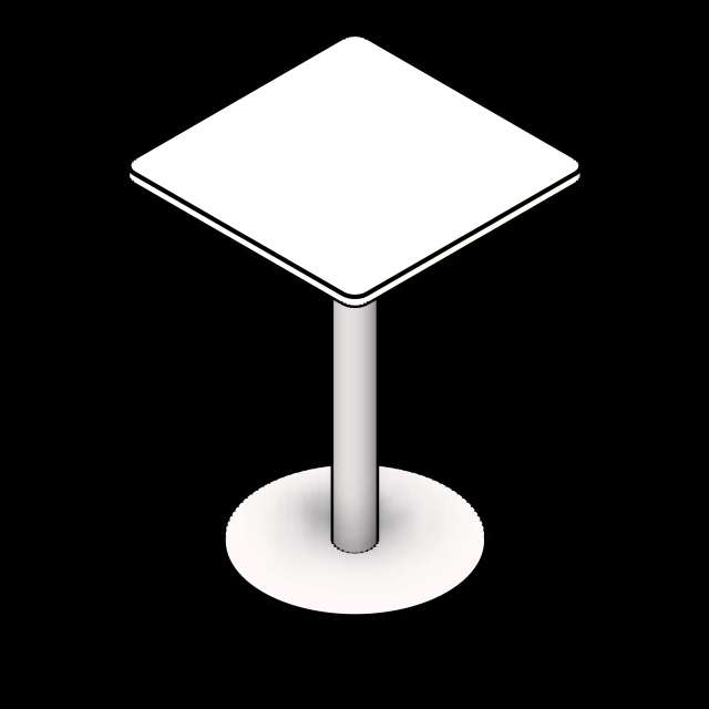SSG Table Educational Single PCS 30 Inch Square Standing Height