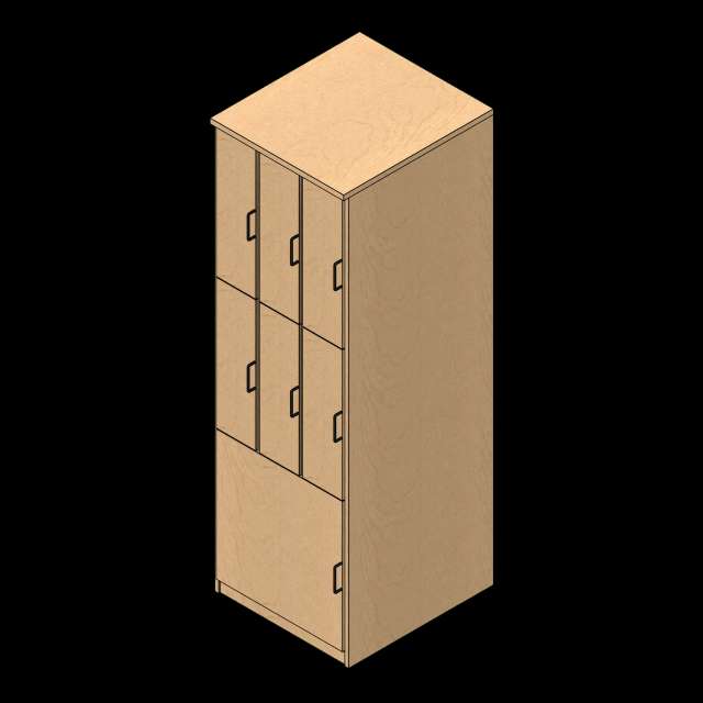 SSG Locker Instrument Combo LAM L C Compartments