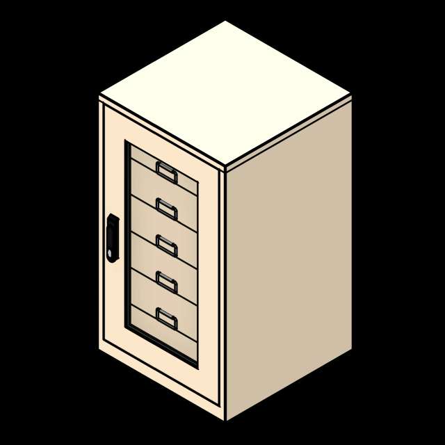 SSG Cabinet Museum Preservation Drawers PCS 24x24x42 6 Inch Drawers