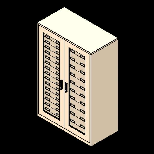 SSG Cabinet Museum Preservation Drawers PCS 48x30x60 6 Inch Drawers