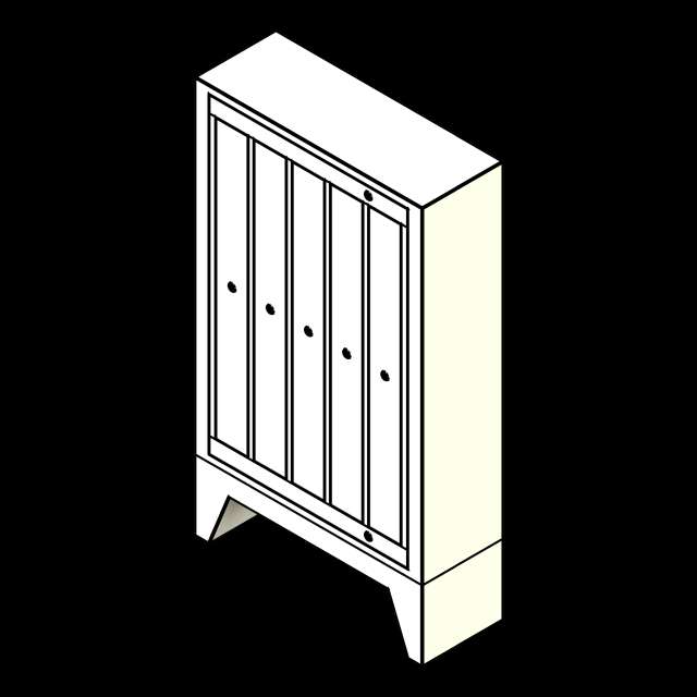 SSG Locker Gun Freestanding PCS 5 Long Gun