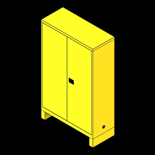 SGG Flammable Liquid Storage Legs PCS 45 Gallon 43x18x71 Manual