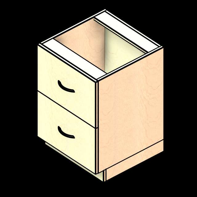 SSG Cabinet Base Drawer Multi LAM 2 Drawer