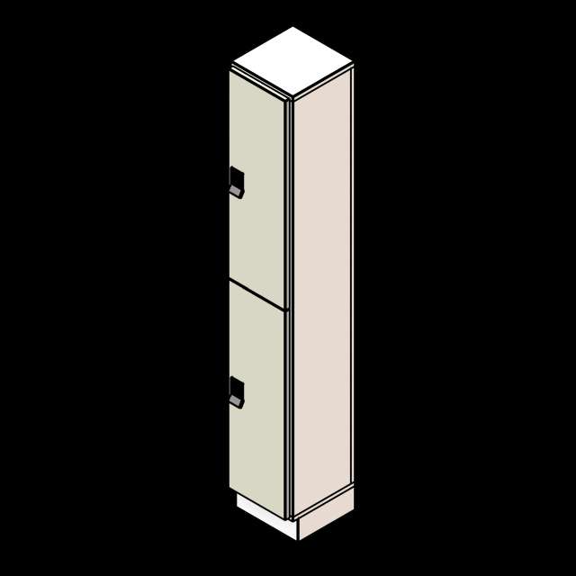 SSG Locker Day Use PCS 1 Column 2 Tier