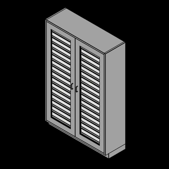 SSG Cabinet Medical Supply SST Double Width Glass Door