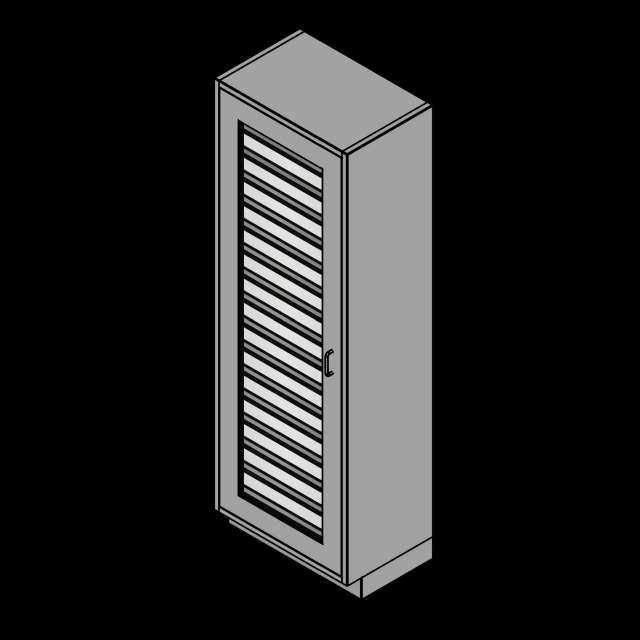 SSG Cabinet Medical Supply SST Single Width Glass Door