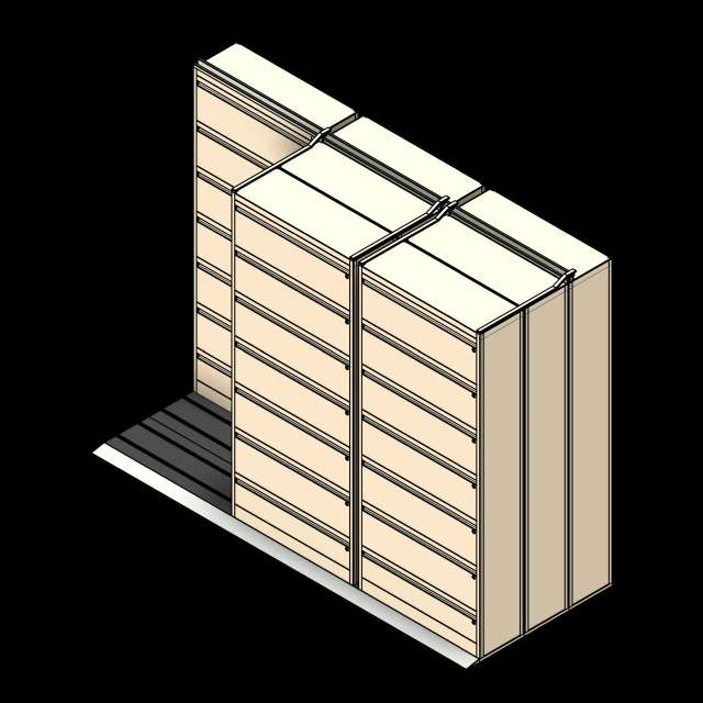 SSG Cabinet File Lateral Sliding PCS 7 Unit 42x15x97
