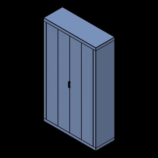 SSG Locker Gun Bifold PCS 42x18x72 Bifold