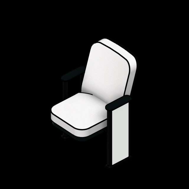 SSG Seat Auditorium PCS No Table End Upright
