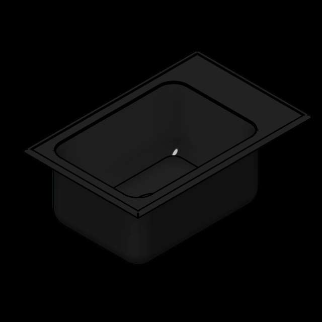 SSG Sink Single Bowl Ledge SST 14x22