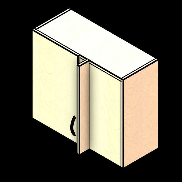 SSG Cabinet Wall Corner Door LAM Left Hinge