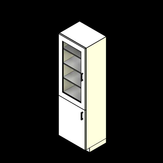 SSG Cabinet Lab Full Height Hybrid PCS 1 Door Left Hinge Overlay