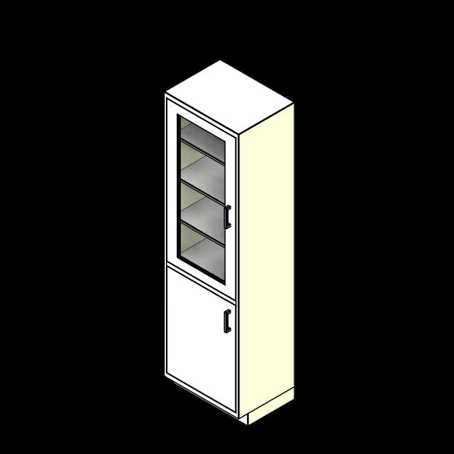 SSG Cabinet Lab Full Height Hybrid PCS 1 Door Left Hinge Inset