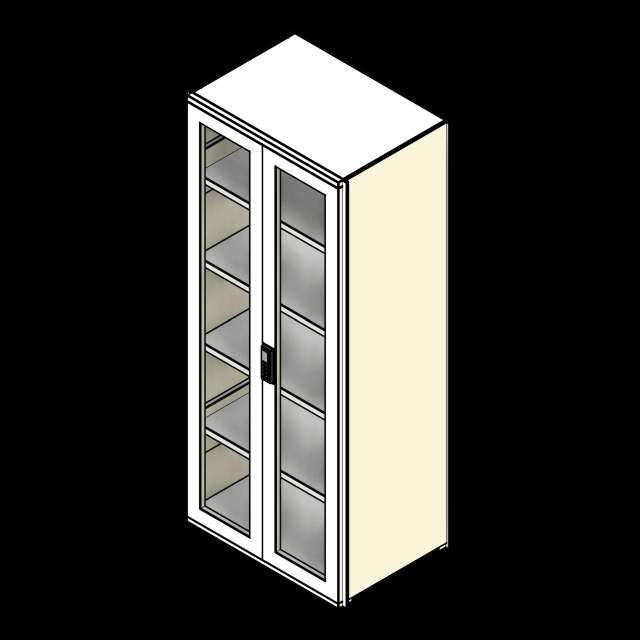 SSG Rack Mini PCS 6 Shelves Starter Closed Glass Door 362487