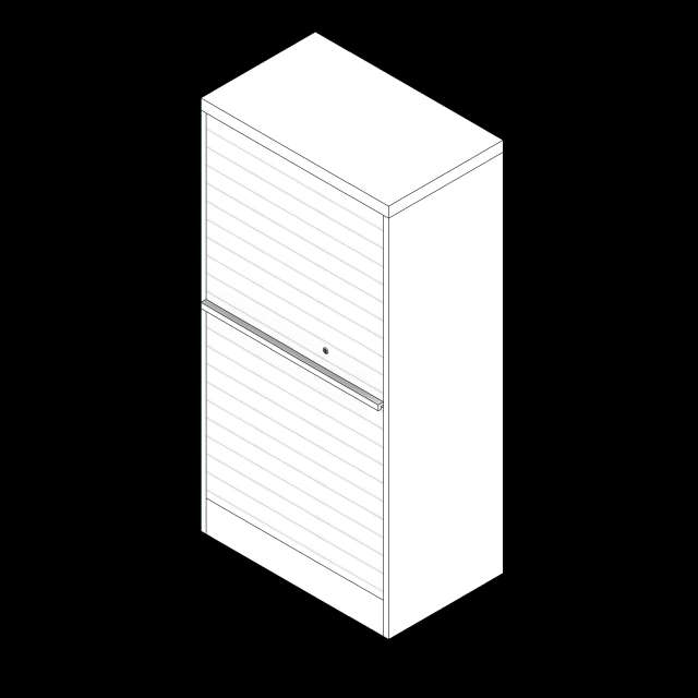 SSG Locker Gun Universal PCS Closed Tambour Door