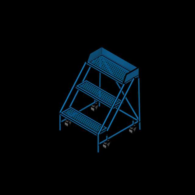 SSG Ladder Warehouse Rolling PCS 3 Step