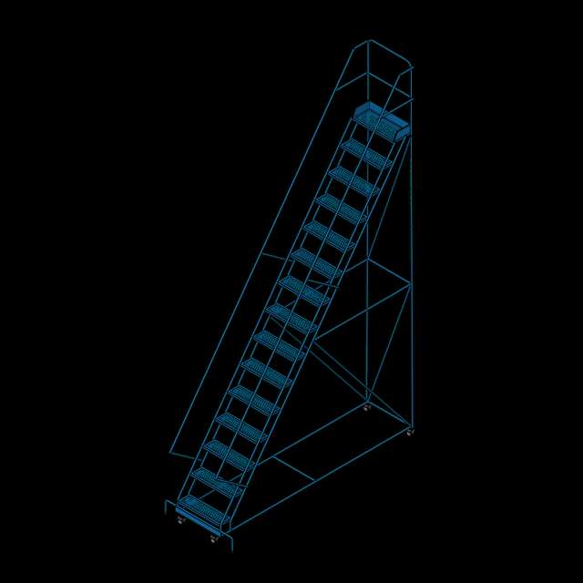 SSG Ladder Warehouse Rolling PCS 15 Step