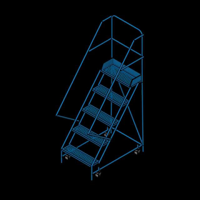 SSG Ladder Warehouse Rolling PCS 5 Step