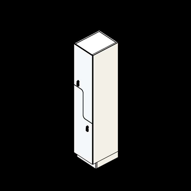  SSG Locker Z Door LAM Plastic