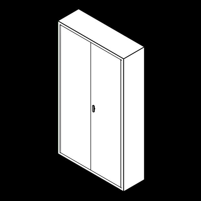 SSG Cabinet Weapon Oversize PCS 481584 Solid Doors