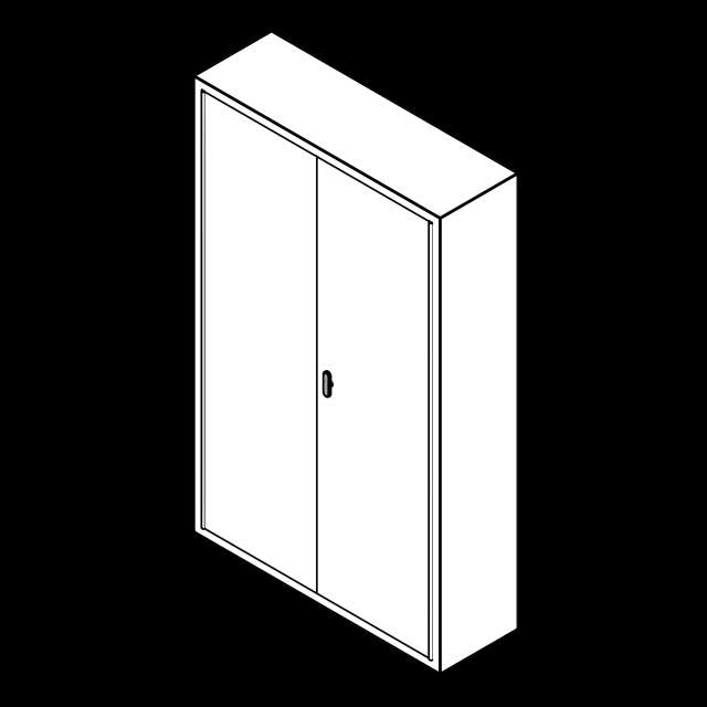 SSG Cabinet Weapon Oversize PCS 481577 Solid Doors