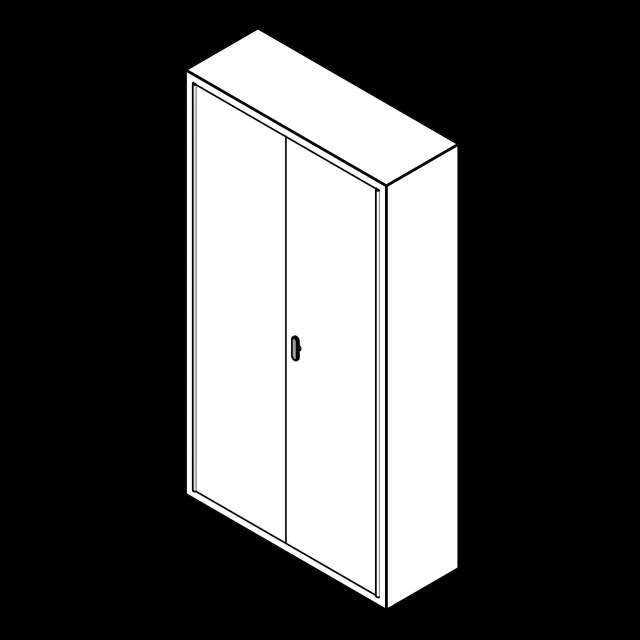 SSG Cabinet Weapon Oversize PCS 421577 Solid Doors